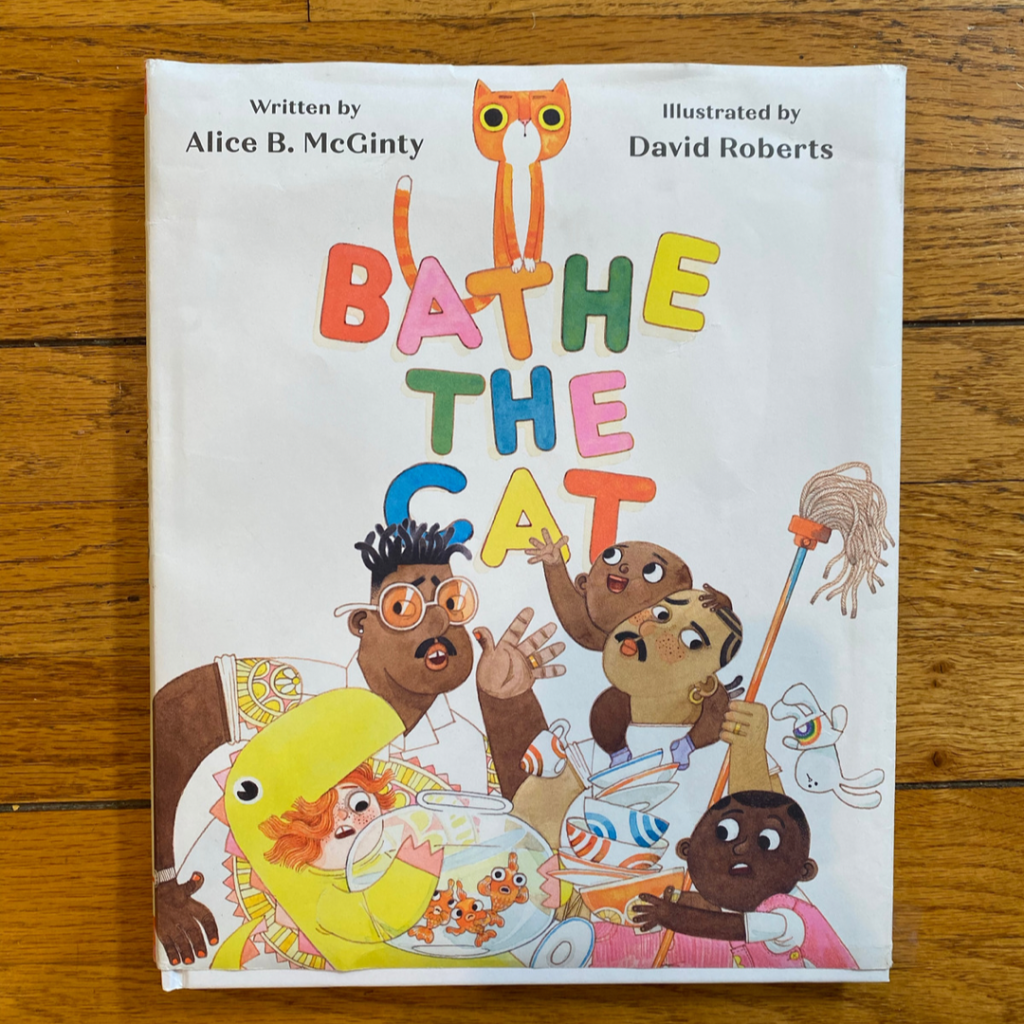 A photo of the book cover for Bathe the Cat